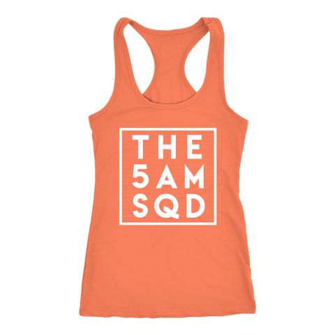Image of THE 5AM SQD Womens Five In The Morning Squad Racerback Tank Top