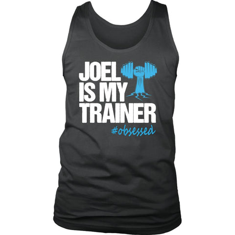 Image of L4: Men's Joel Is My Trainer 100% Cotton Tank - Obsessed Merch