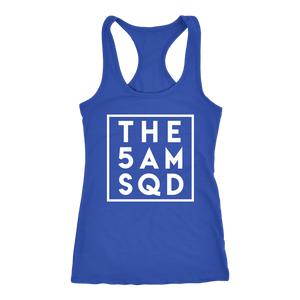 THE 5AM SQD Womens Five In The Morning Squad Racerback Tank Top