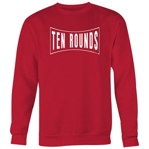 Ten Boxing Rounds Sweatshirt, Unisex Boxing Workout Inspired Sweater, Mens and Womens Fitness Coach Gift