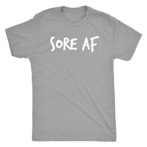 Sore AF Shirt, Mens Workout Tee, Liift & Hiit Fitness Shirts, Coach Gift