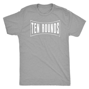 10 Boxing Rounds T-shirt, Men's Boxing Workout Shirt, Boxers Unisex Fitness Tee, Coach Gift - Obsessed Merch