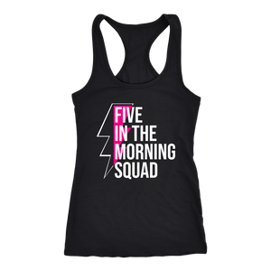 5AM Squad Womens Morning Workout Tank Five In The Morning Squad Fitness Coach Gift MM100