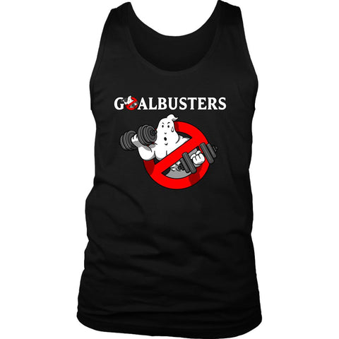 Image of Men's Goal busters Male Ghost Weightlifter 100% Cotton Tank - Obsessed Merch