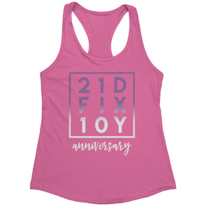 21D FIX 10Y Anniversary Workout Tank Womens 21 Day Autumn Coach Fix Ten Year Challenge Group Gift