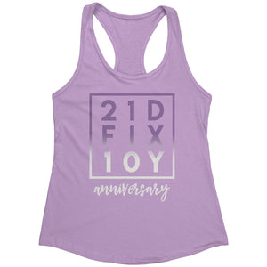 21D FIX 10Y Anniversary Workout Tank Womens 21 Day Autumn Coach Fix Ten Year Challenge Group Gift