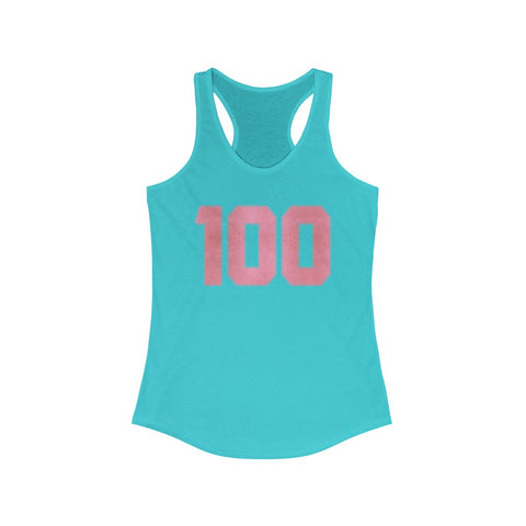 Image of Be 100 Tank Top, Womens Workout Shirt, Coach Gift, Rose Gold #MM100 Edition - Obsessed Merch