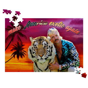 Custom Order: Tiger King Puzzle with B-Day Message