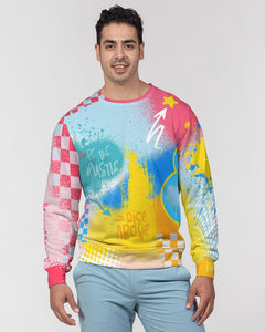 #9WCF AOP Graffiti Men's Classic French Terry Crewneck Pullover