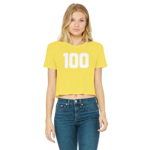 Be 100 Classic Women's Morning Meltdown Cropped Raw Edge T-Shirt - Obsessed Merch