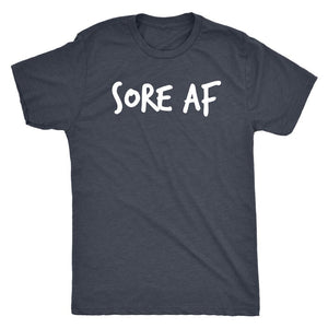 Sore AF Shirt, Mens Workout Tee, Liift & Hiit Fitness Shirts, Coach Gift