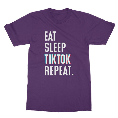 Image of Eat Sleep TikTok Repeat Classic Adult T-Shirt