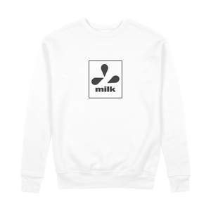 milk. 100% Organic Cotton Sweatshirt