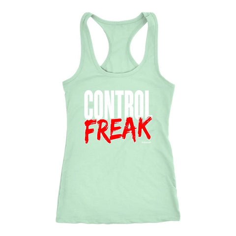 Control Freak Workout Tank, Womens Controlled Fitness Shirt, Ladies 9 Week Challenge, Coach Gift