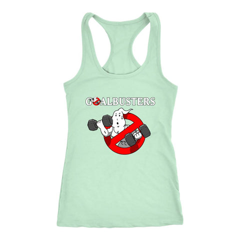 Image of Women's Goal busters Lady Ghost Weightlifter Racerback Tank Top - Obsessed Merch