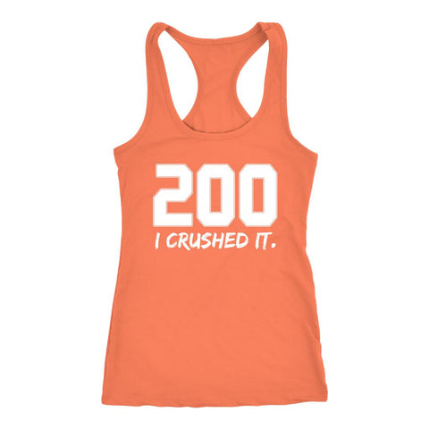 Image of Be 100 Round 2 Finisher, Crushed It Womens Morning Workout Tank, Ladies Commit to 100 Shirt, Coach Gift - Obsessed Merch