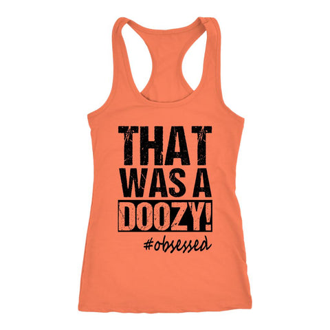 Image of That Was a Doozy Tank, Womens Workout Shirt, Ladies Donald Fitness Coach Gift