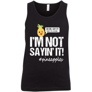 Safe Word Pineapples Kids Tank, Im Not Sayin' It, I Won't Tell Autumn, Girls/Boys Mini Workout Partner Shirt