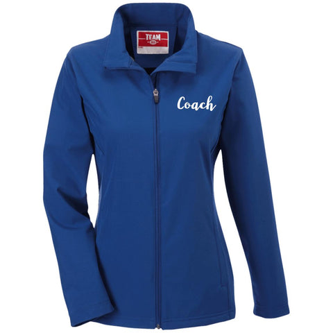 Image of COACH_White TT80W Team 365 Ladies' Soft Shell Jacket - Obsessed Merch