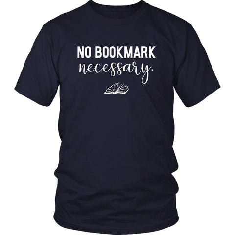 Image of Book Lover Shirt, Book Lovers Gift, No Bookmark Necessary, Speed Reading T Shirts, Teacher Gifts