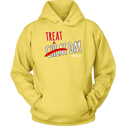 Image of Unisex Cheat Day Is Treat Day Hoodie - Obsessed Merch