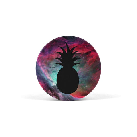 Image of Pineapple Silhouette on Space Galaxy Nebula Mobile Phone Popper - Obsessed Merch