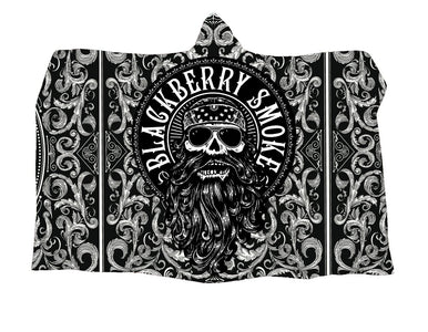 BlackBerry Beard Hooded Blanket