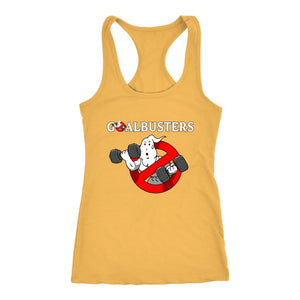 Women's Goal busters Lady Ghost Weightlifter Racerback Tank Top - Obsessed Merch