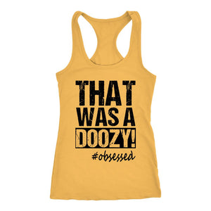That Was a Doozy Tank, Womens Workout Shirt, Ladies Donald Fitness Coach Gift