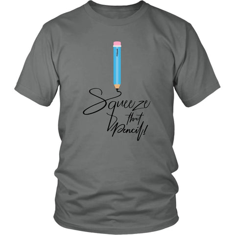 Image of Squeeze That Pencil! Chest Day Mens Workout Shirt, Lifting Gift for Him - Obsessed Merch