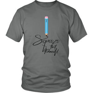 Squeeze That Pencil! Chest Day Mens Workout Shirt, Lifting Gift for Him - Obsessed Merch
