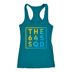 THE 645 SQUAD Workout Tank Womens 645 Inspired Coach Team Challenge Group Shirt | Gradient Edition
