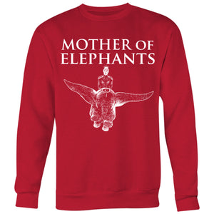 Mother Of Elephants, GoT Cersei Lannister Game Of Thrones Crewneck Sweatshirt, ( Not Dragons ) Dumbo Inspired - Obsessed Merch