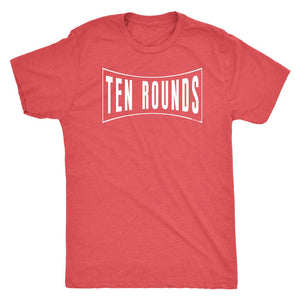 10 Boxing Rounds T-shirt, Men's Boxing Workout Shirt, Boxers Unisex Fitness Tee, Coach Gift - Obsessed Merch