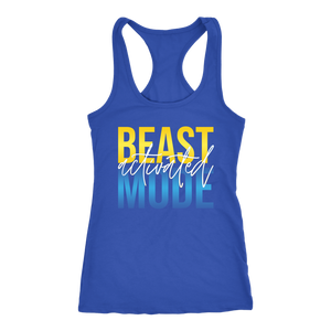 BEAST MODE Activated Womens Workout Tank Six45 Inspired Shirt Ladies Coach Challenger Gift