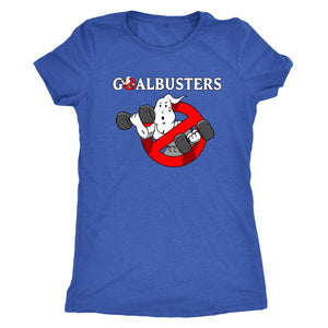 Women's Goal busters Lady Ghost Weightlifter Triblend T-shirt - Obsessed Merch