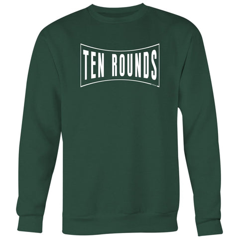 Image of Ten Boxing Rounds Sweatshirt, Unisex Boxing Workout Inspired Sweater, Mens and Womens Fitness Coach Gift
