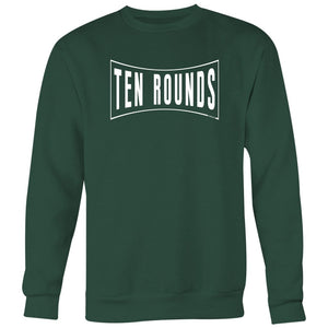 Ten Boxing Rounds Sweatshirt, Unisex Boxing Workout Inspired Sweater, Mens and Womens Fitness Coach Gift