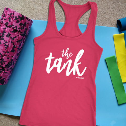 Image of THE TANK Workout Shirt, Womens 21 Day Fitness Shirt, Great Fit Program Coach Gift, White Edition - Obsessed Merch