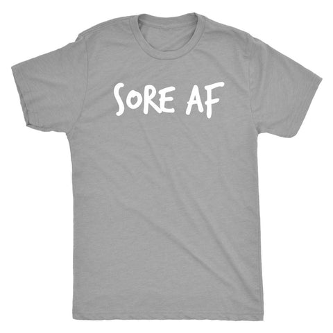 Image of Sore AF Shirt, Mens Workout Tee, Liift & Hiit Fitness Shirts, Coach Gift