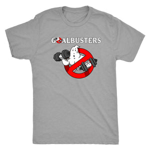 Men's Goal busters Male Ghost Weightlifter Triblend T-Shirt - Obsessed Merch