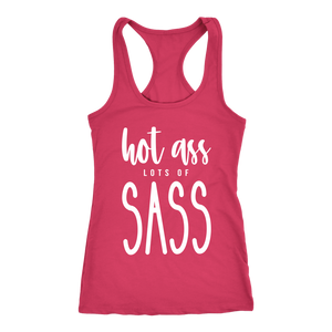 Hot Ass Lots Of Sass Dance Workout Tank Sassy Womens Booty Dancing Tank Top