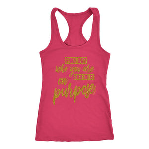 Women's Find Out Who You Are And Do It On Purpose Racerback Tank Top - Obsessed Merch