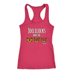 L4: Women's Joelilocks and the 3 Bears Racerback Tank Top - Obsessed Merch