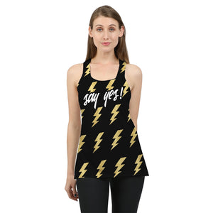 Say Yes! To 100 workouts Lightning Bolts Women's Allover Tank Top - Obsessed Merch