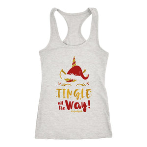 Women's Tingle All The WEnergize Christmas Racerback Tank Top - Obsessed Merch