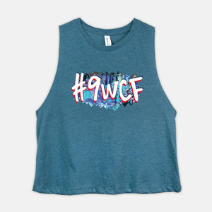 Control Freak Crop Shirt, Womens Cropped Racerback Workout Tank Top, Ladies Challenge Group Coach Gift #9WCF
