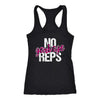 No Garbage Reps Tank, Womens MBF Workout Shirt, Ladies Coach Fitness Challenger Gift