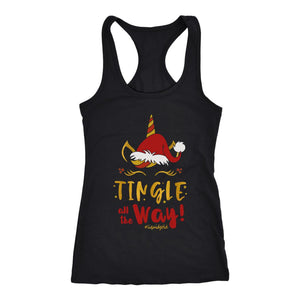 Women's Tingle All The WEnergize Christmas Racerback Tank Top - Obsessed Merch