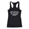 Triple Bear Workout Tank, Full Extensions for 30 Seconds #thatswhathesaid innuendo joke, Womens Racerback Shirt #Obsessed